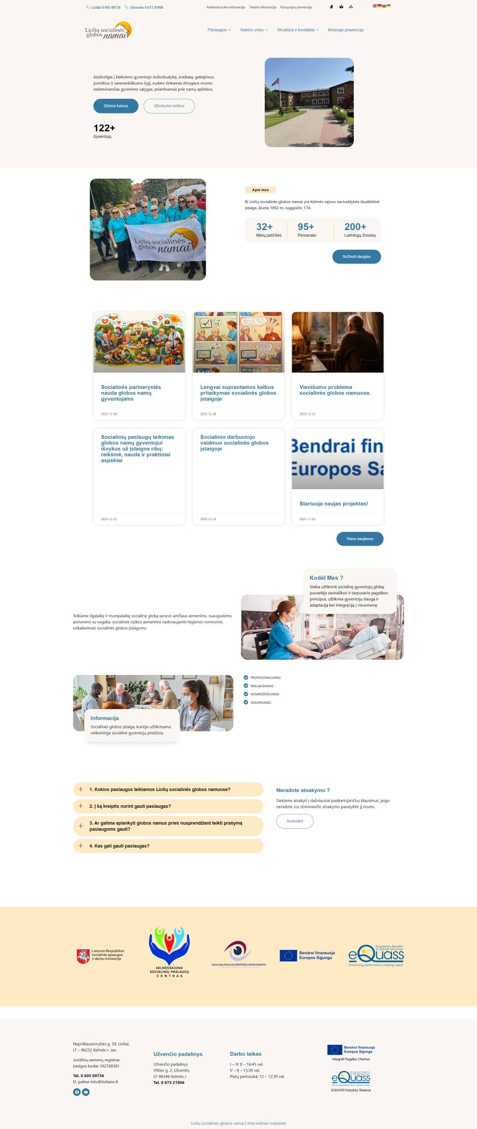 Maison de soins sociaux de Lioliai