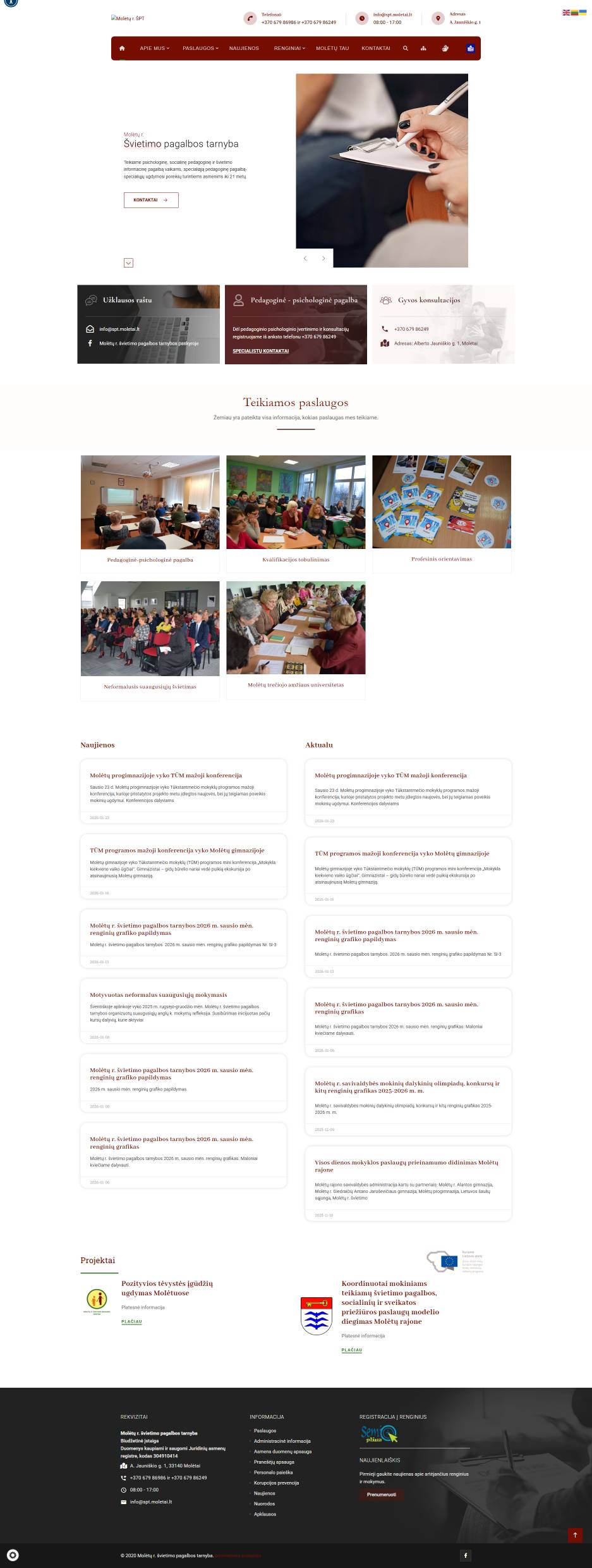 Service d’appui à l’éducation de Molėtai